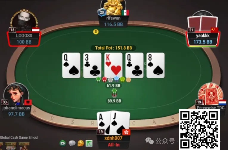 【牌手扑克】牌局分析：绝命超池bluff